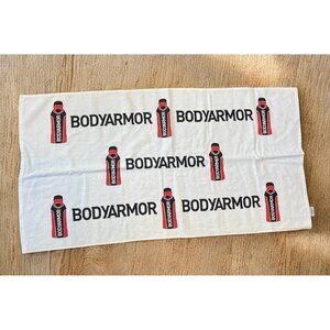BODY ARMOR GOLF BEACH POOL Gym Towel Red Black 21 x 40” White Red Black